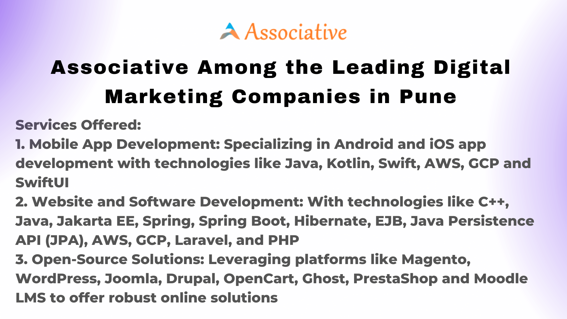 Associative Among the Leading Digital Marketing Companies in Pune