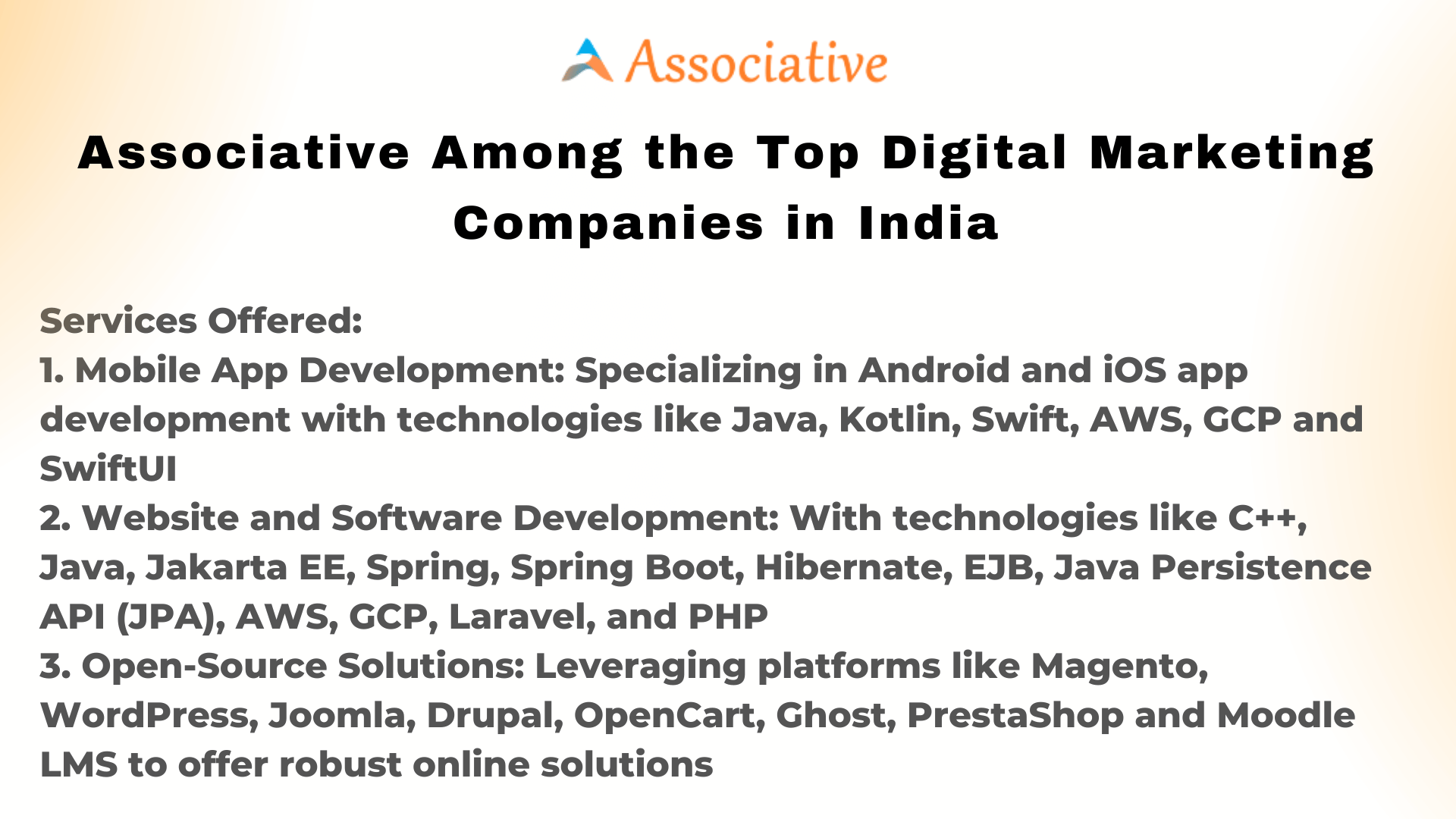 Associative Among the Top Digital Marketing Companies in India