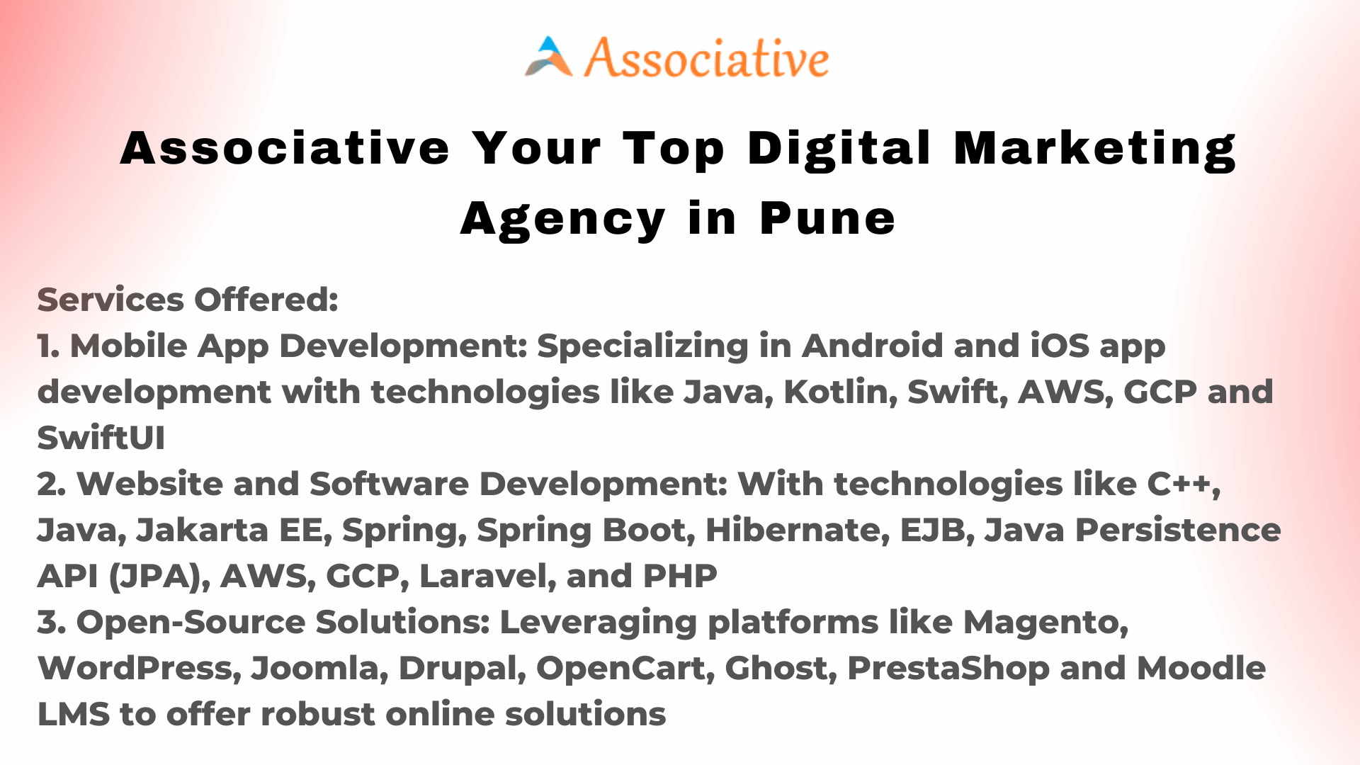 Associative Your Top Digital Marketing Agency in Pune