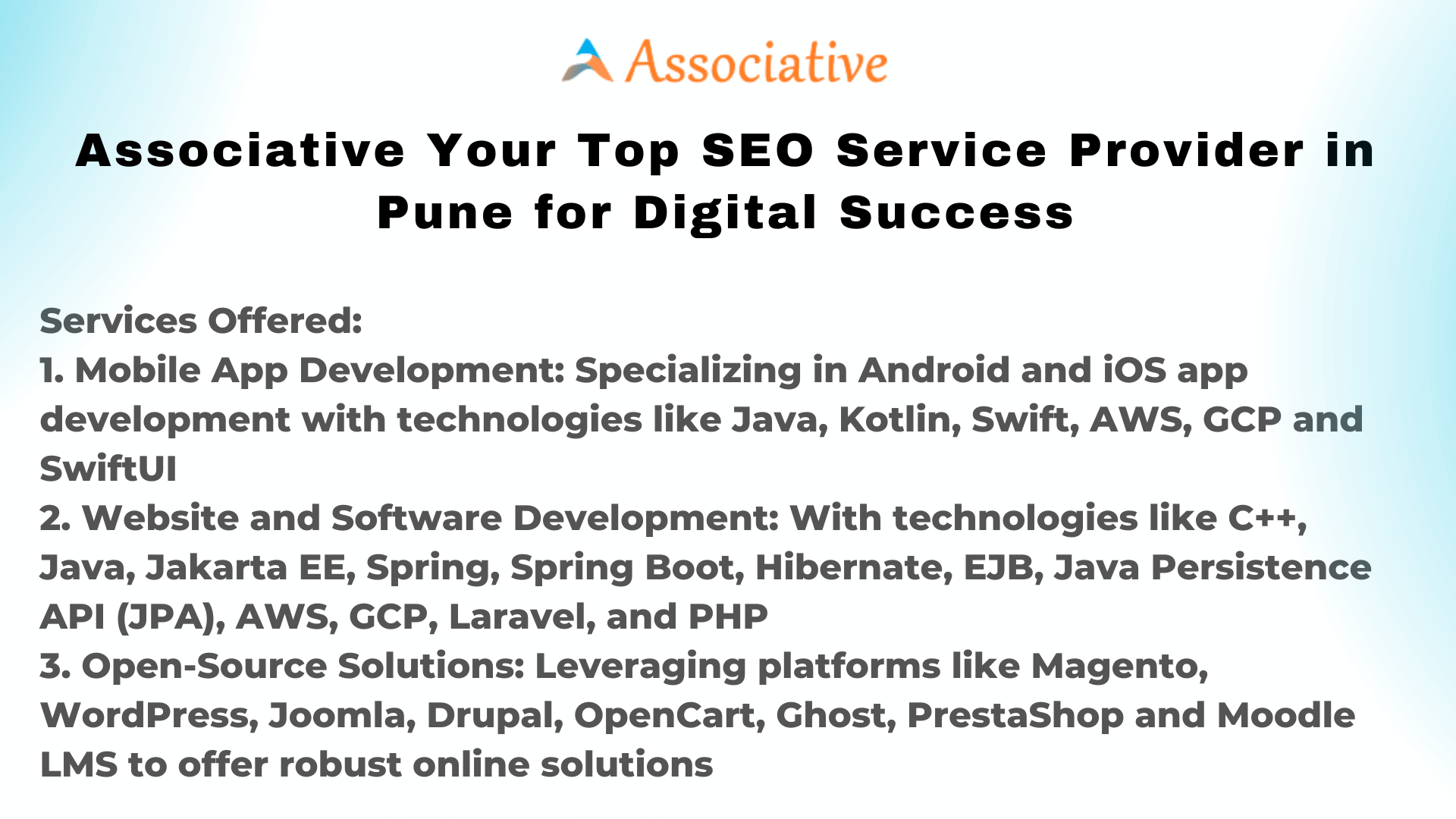 Associative Your Top SEO Service Provider in Pune for Digital Success