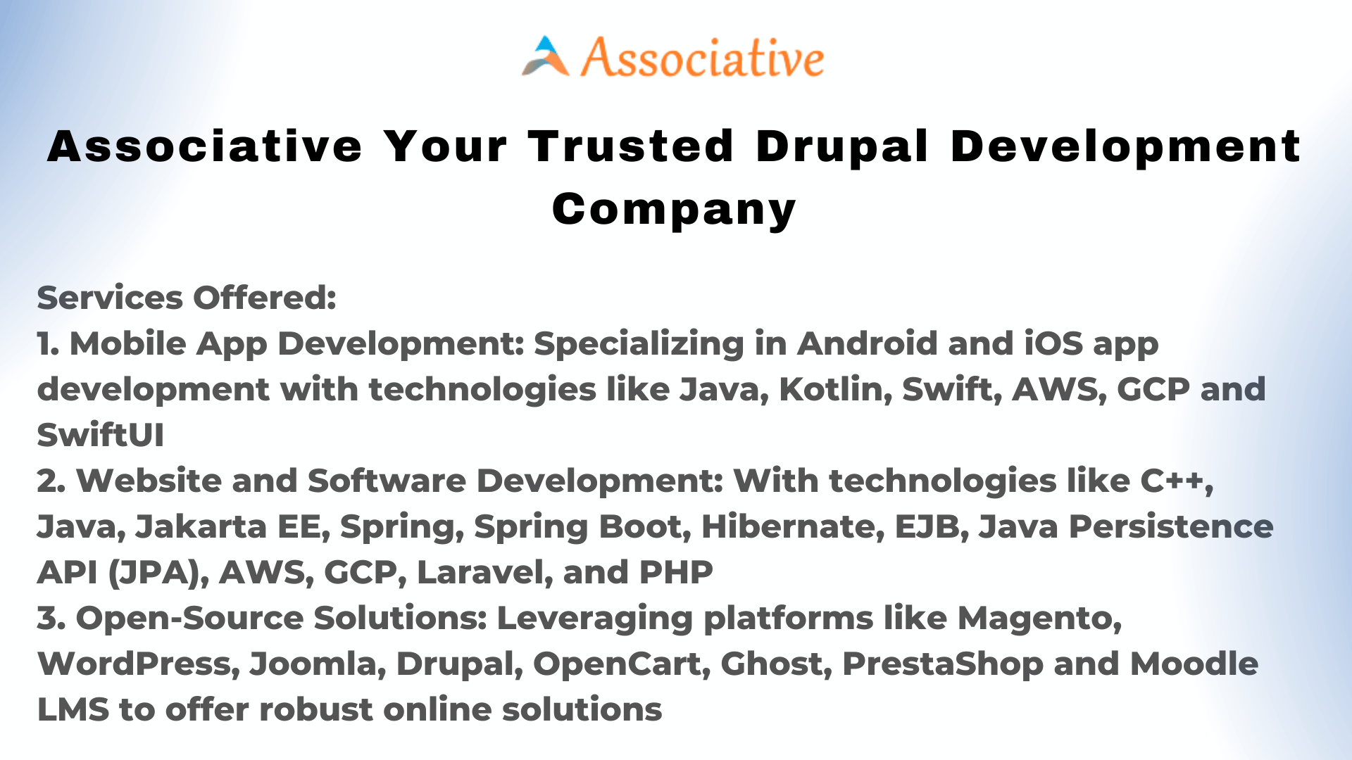 Associative Your Trusted Drupal Development Company
