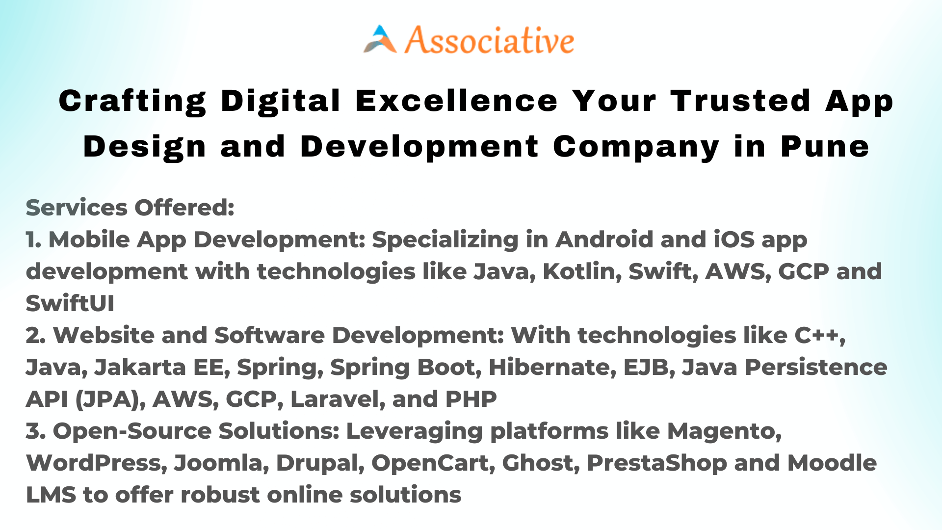 Crafting Digital Excellence Your Trusted App Design and Development Company in Pune