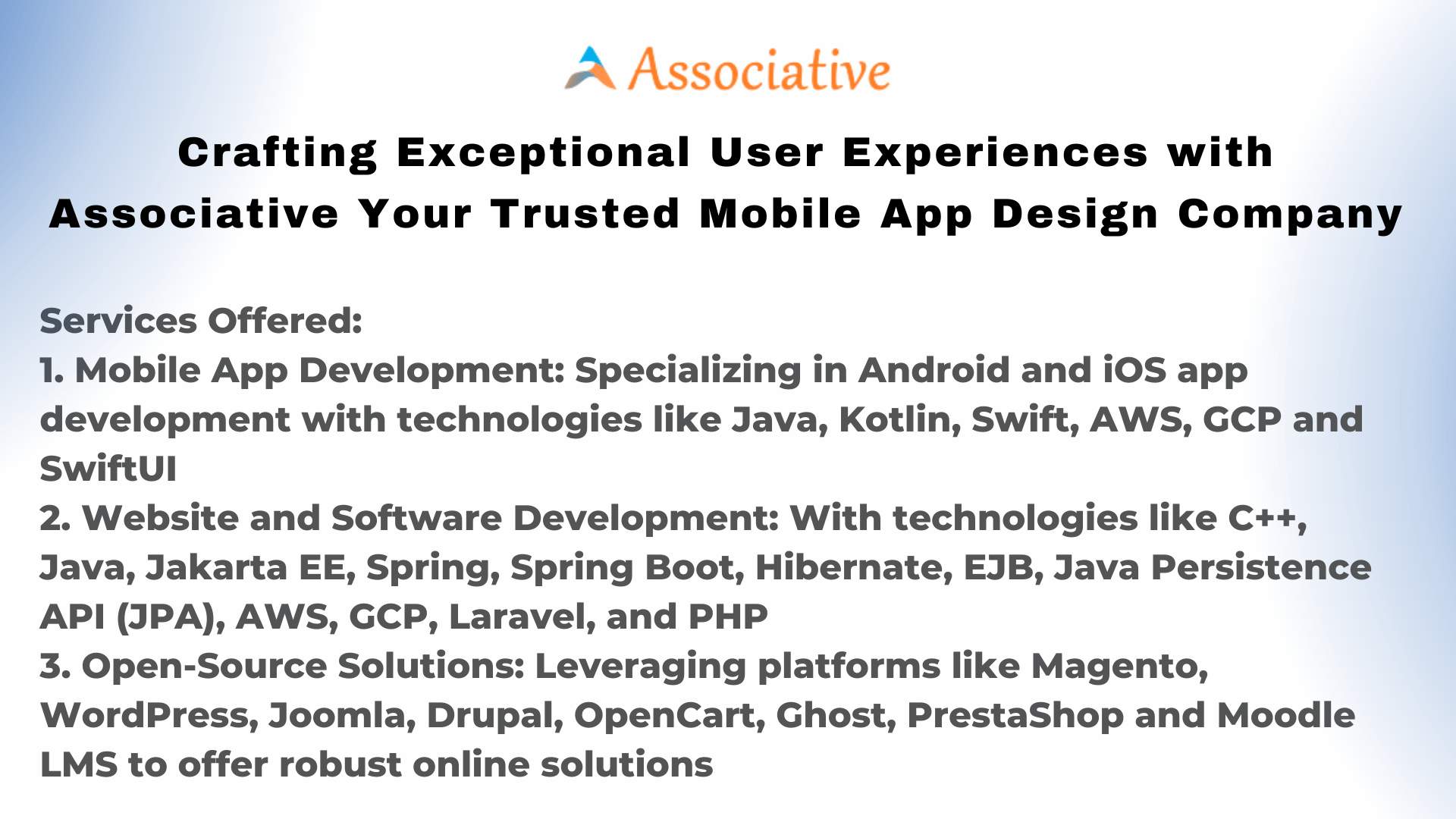 Crafting Exceptional User Experiences with Associative Your Trusted Mobile App Design Company