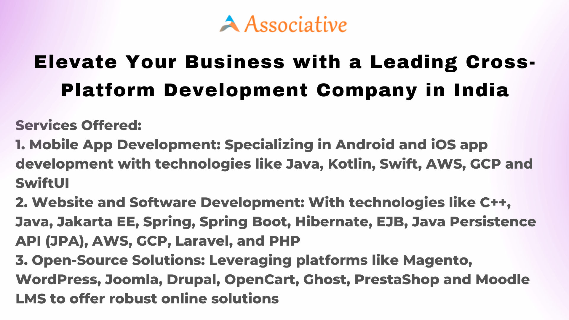 Elevate Your Business with a Leading Cross-Platform Development Company in India