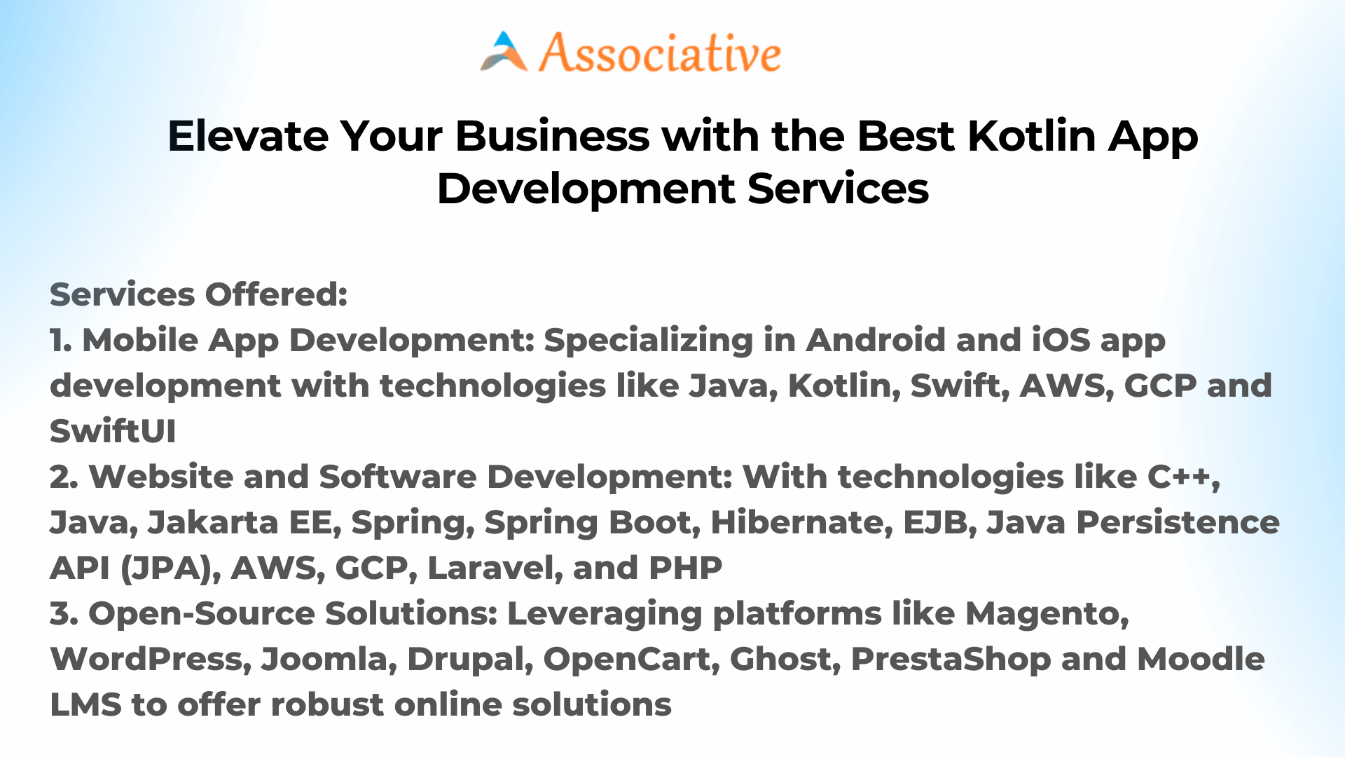 Elevate Your Business with the Best Kotlin App Development Services
