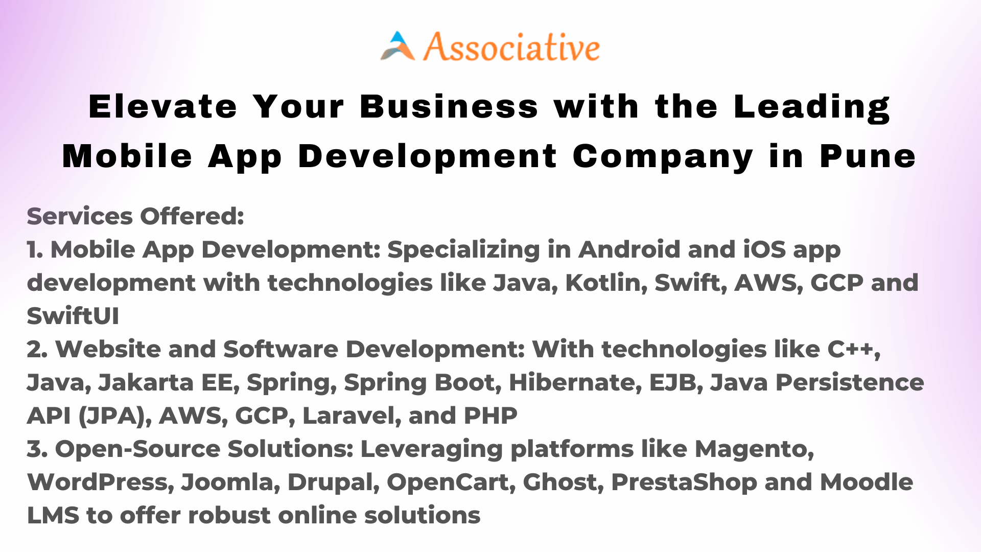 Elevate Your Business with the Leading Mobile App Development Company in Pune