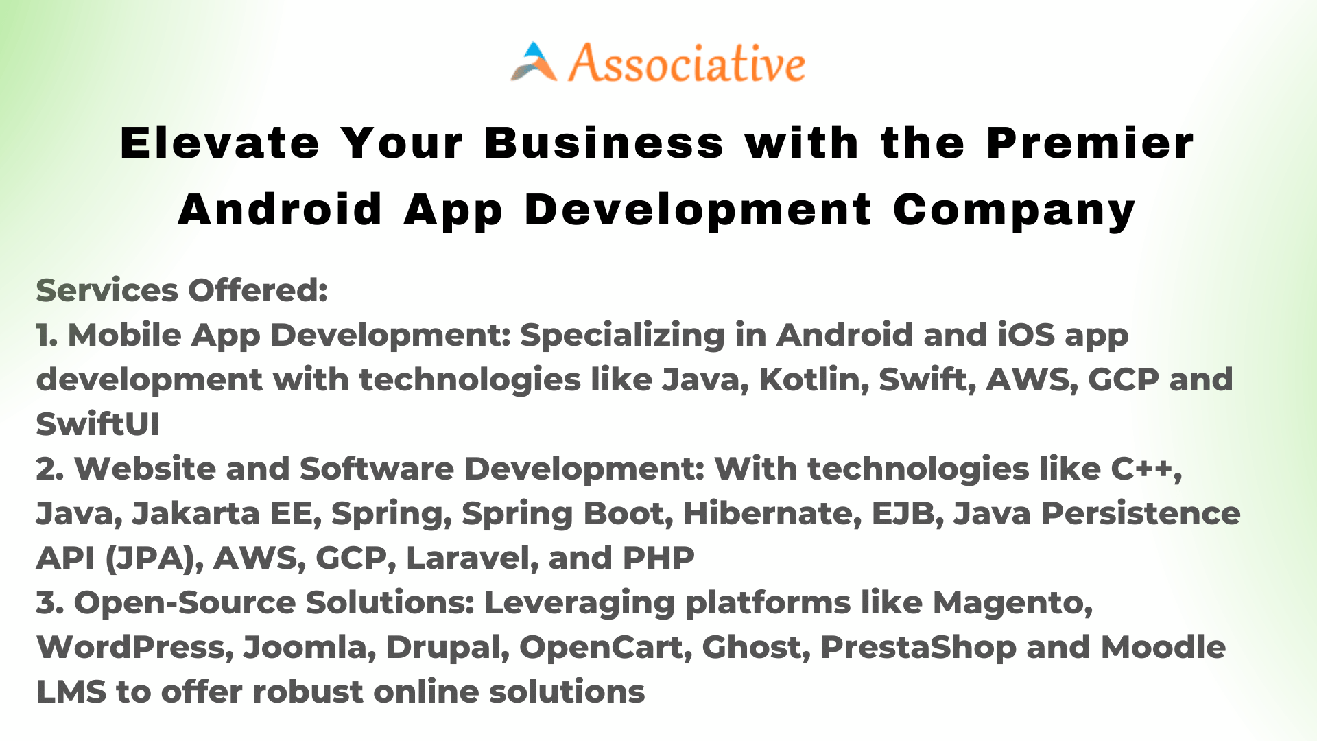 Elevate Your Business with the Premier Android App Development Company