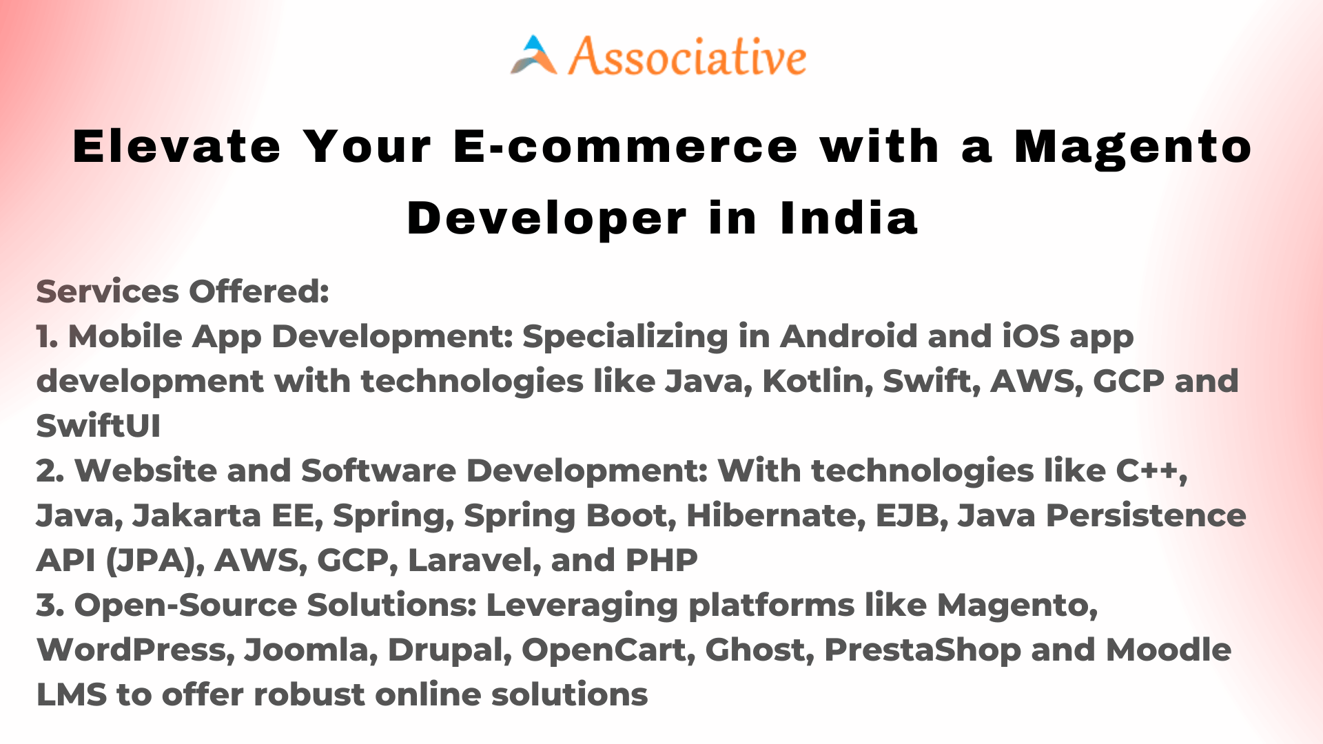 Elevate Your E-commerce with a Magento Developer in India