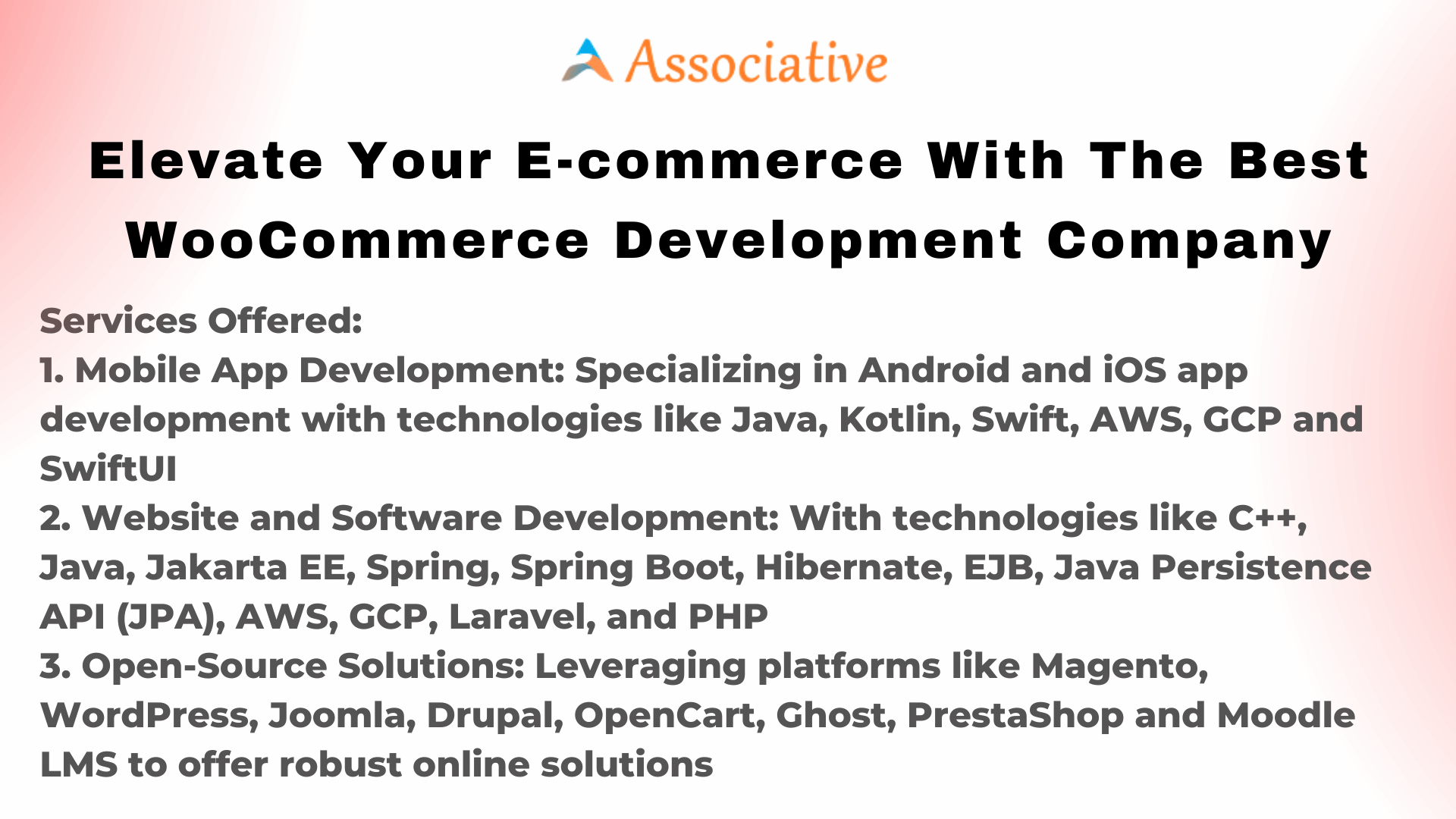 Elevate Your E-commerce with the Best WooCommerce Development Company