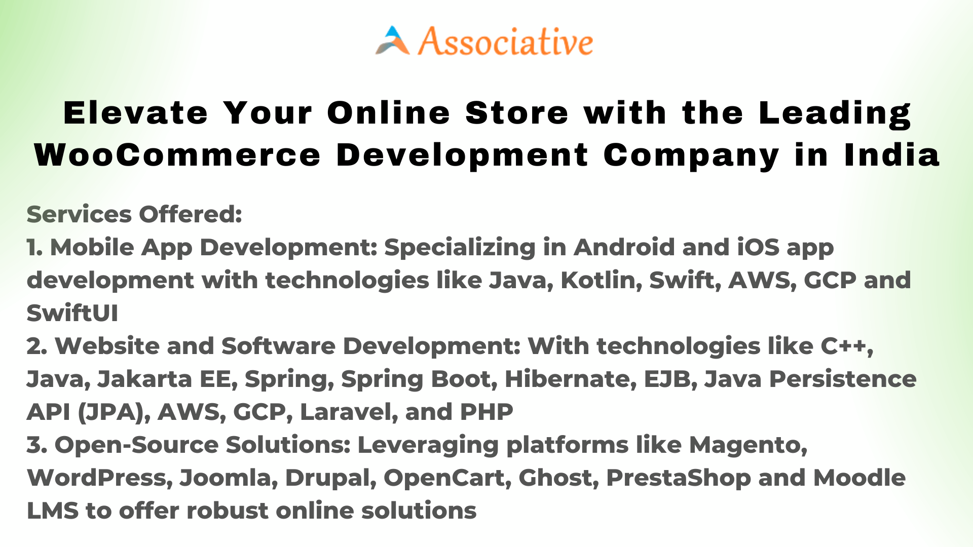 Elevate Your Online Store with the Leading WooCommerce Development Company in India