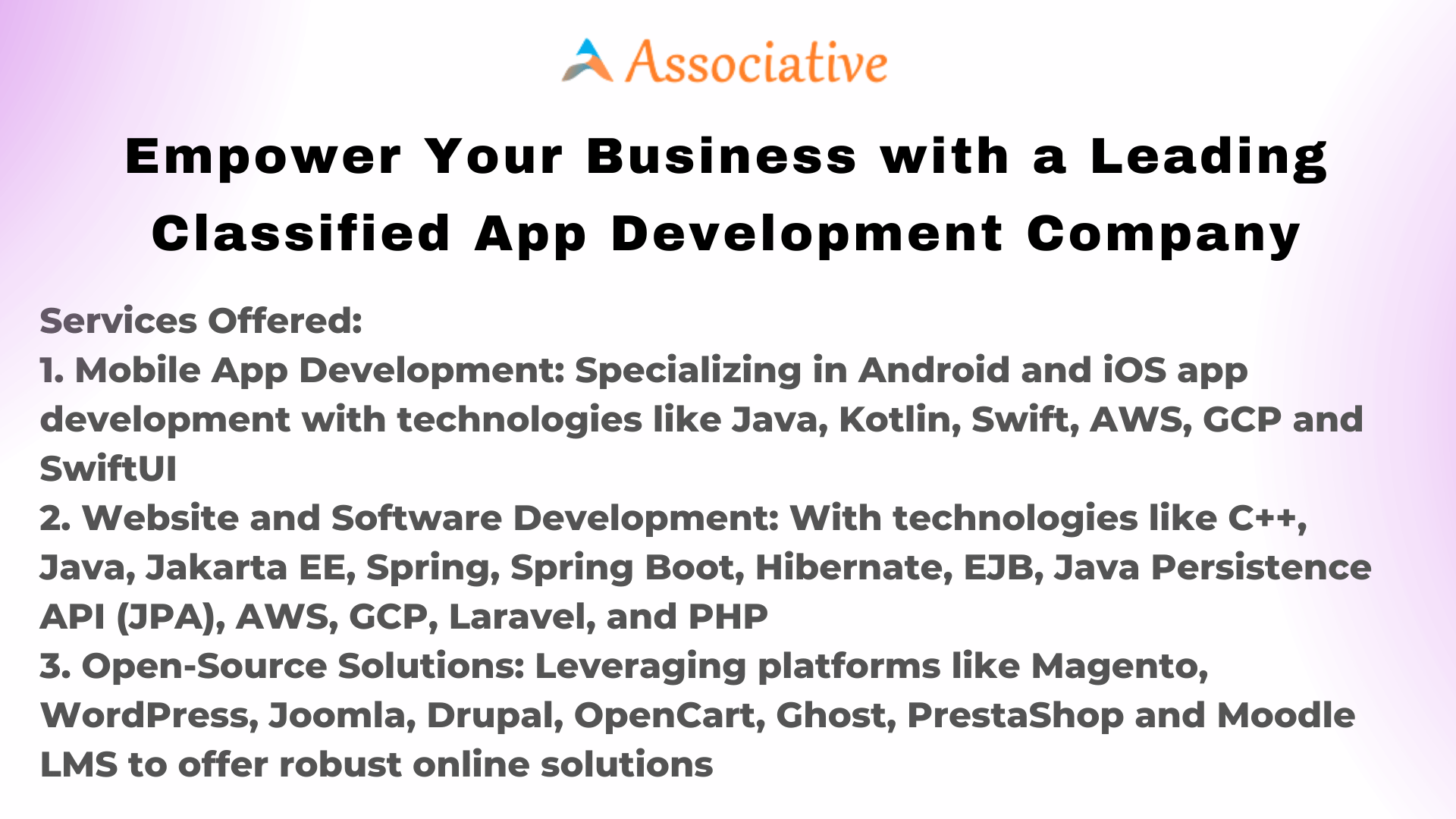 Empower Your Business with a Leading Classified App Development Company
