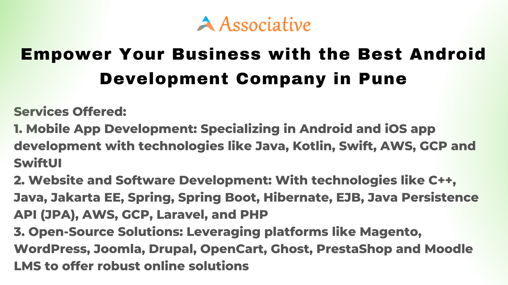 Empower Your Business with the Best Android Development Company in Pune