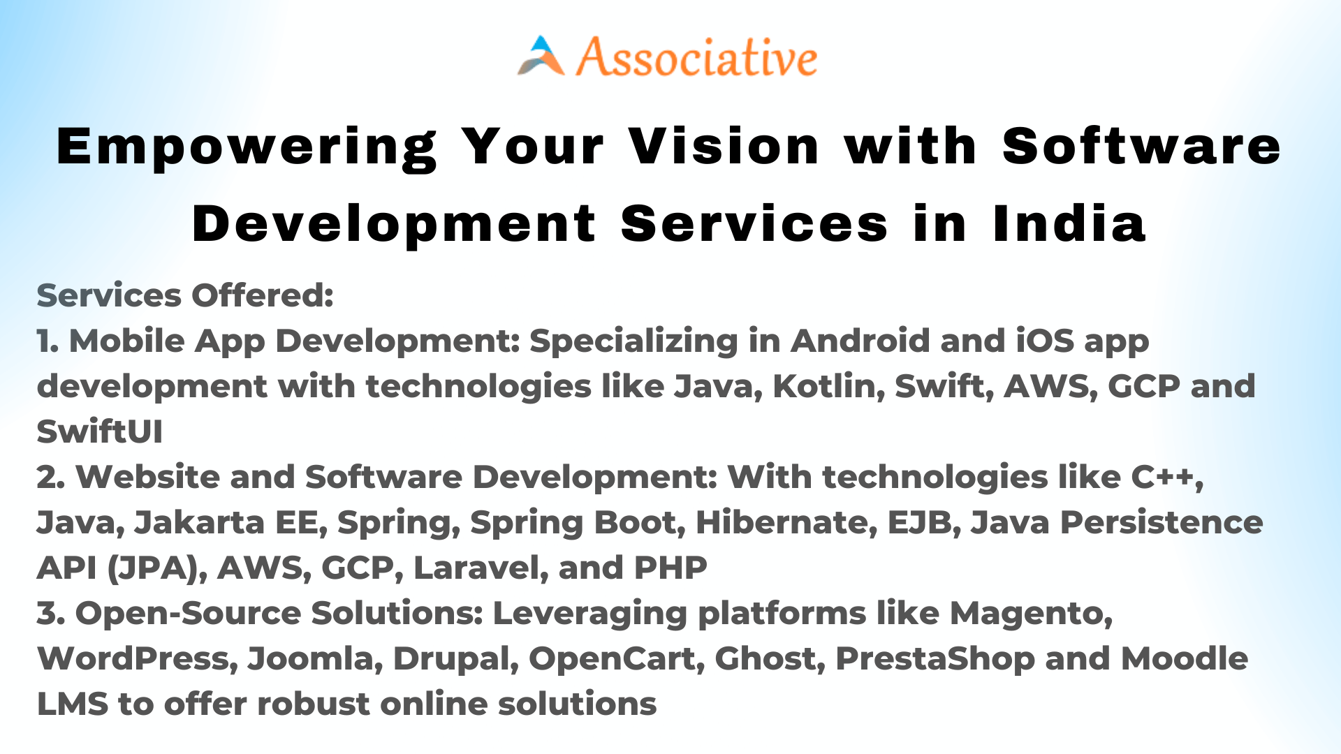 Empowering Your Vision with Software Development Services in India