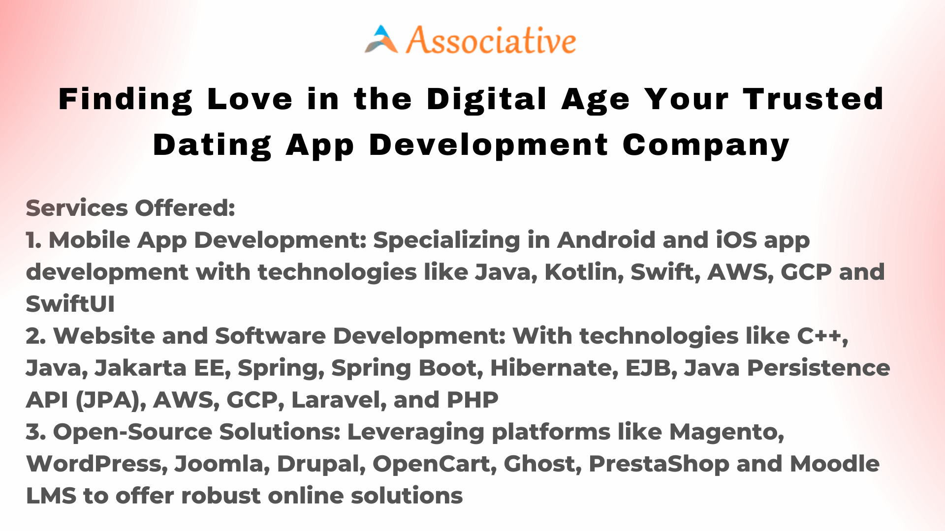 Finding Love in the Digital Age Your Trusted Dating App Development Company