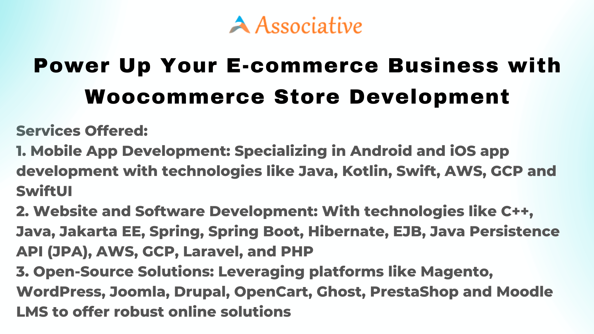 Power Up Your E-commerce Business with Woocommerce Store Development
