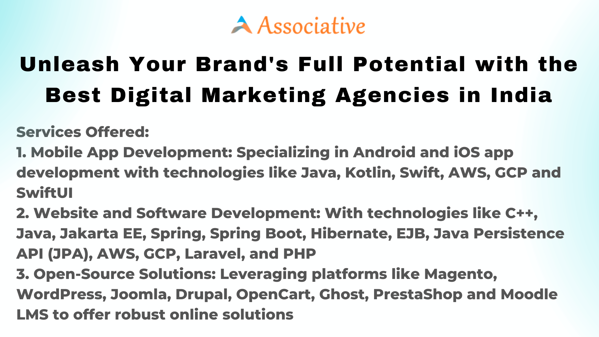 Unleash Your Brand's Full Potential with the Best Digital Marketing Agencies in India