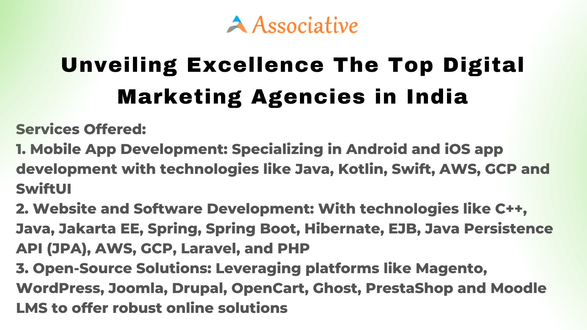 Unveiling Excellence The Top Digital Marketing Agencies in India