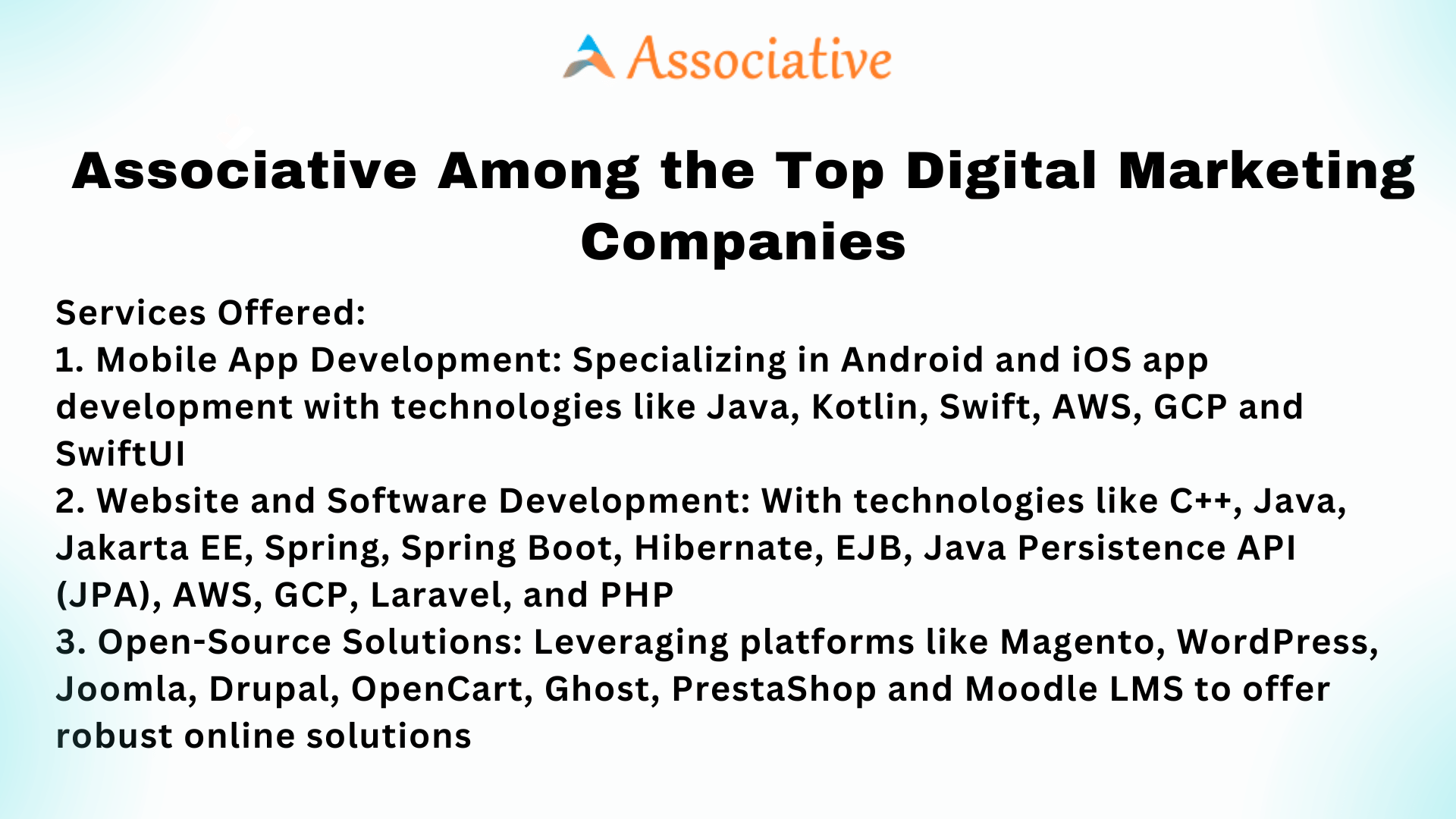 Associative Among the Top Digital Marketing Companies