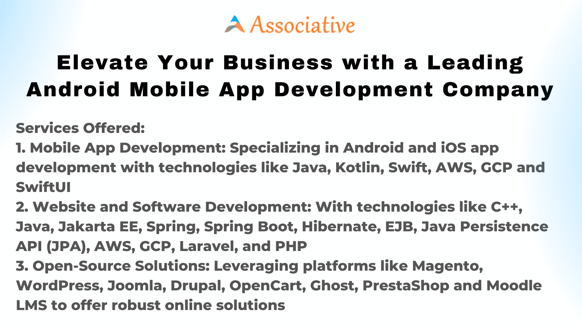 Elevate Your Business with a Leading Android Mobile App Development Company