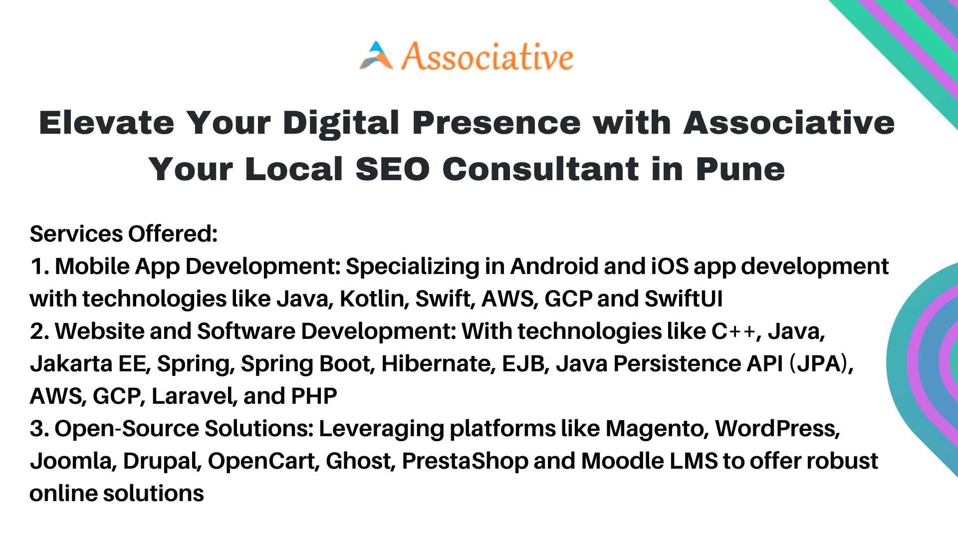 Elevate Your Digital Presence with Associative Your Local SEO Consultant in Pune