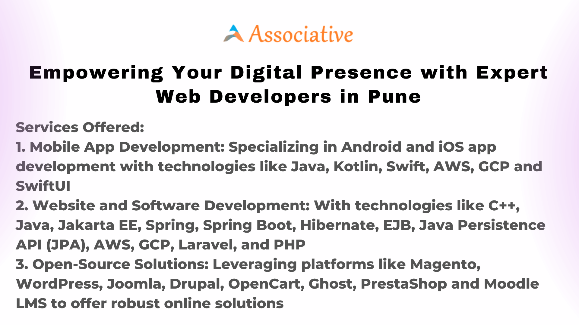 Empowering Your Digital Presence with Expert Web Developers in Pune