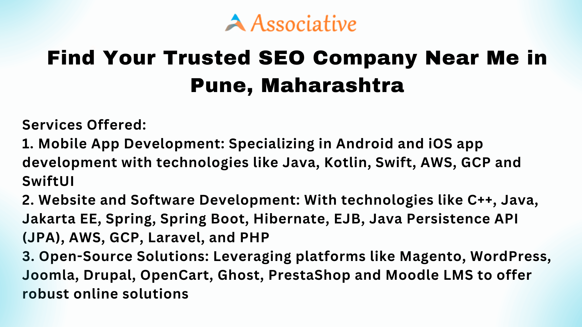 Find Your Trusted SEO Company Near Me in Pune, Maharashtra