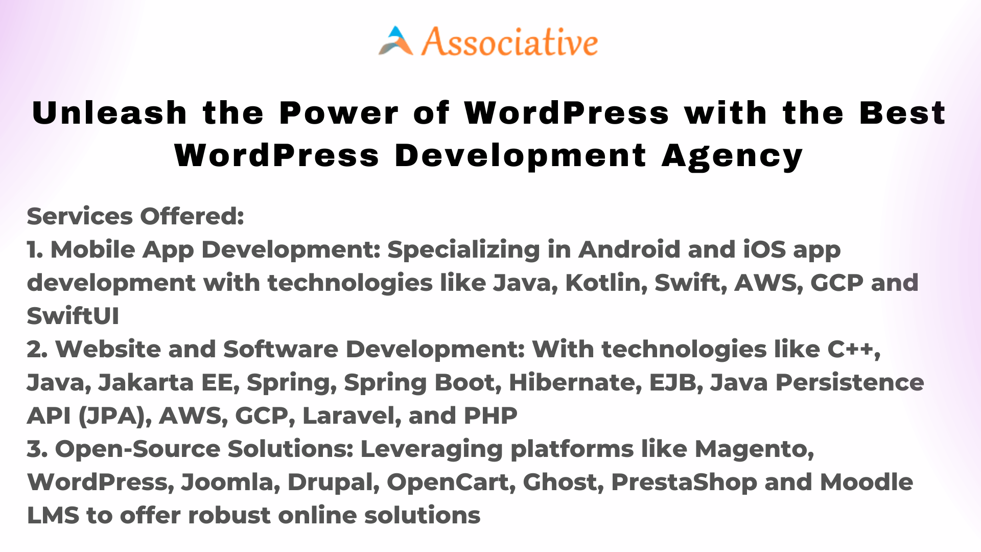 Unleash the Power of WordPress with the Best WordPress Development Agency