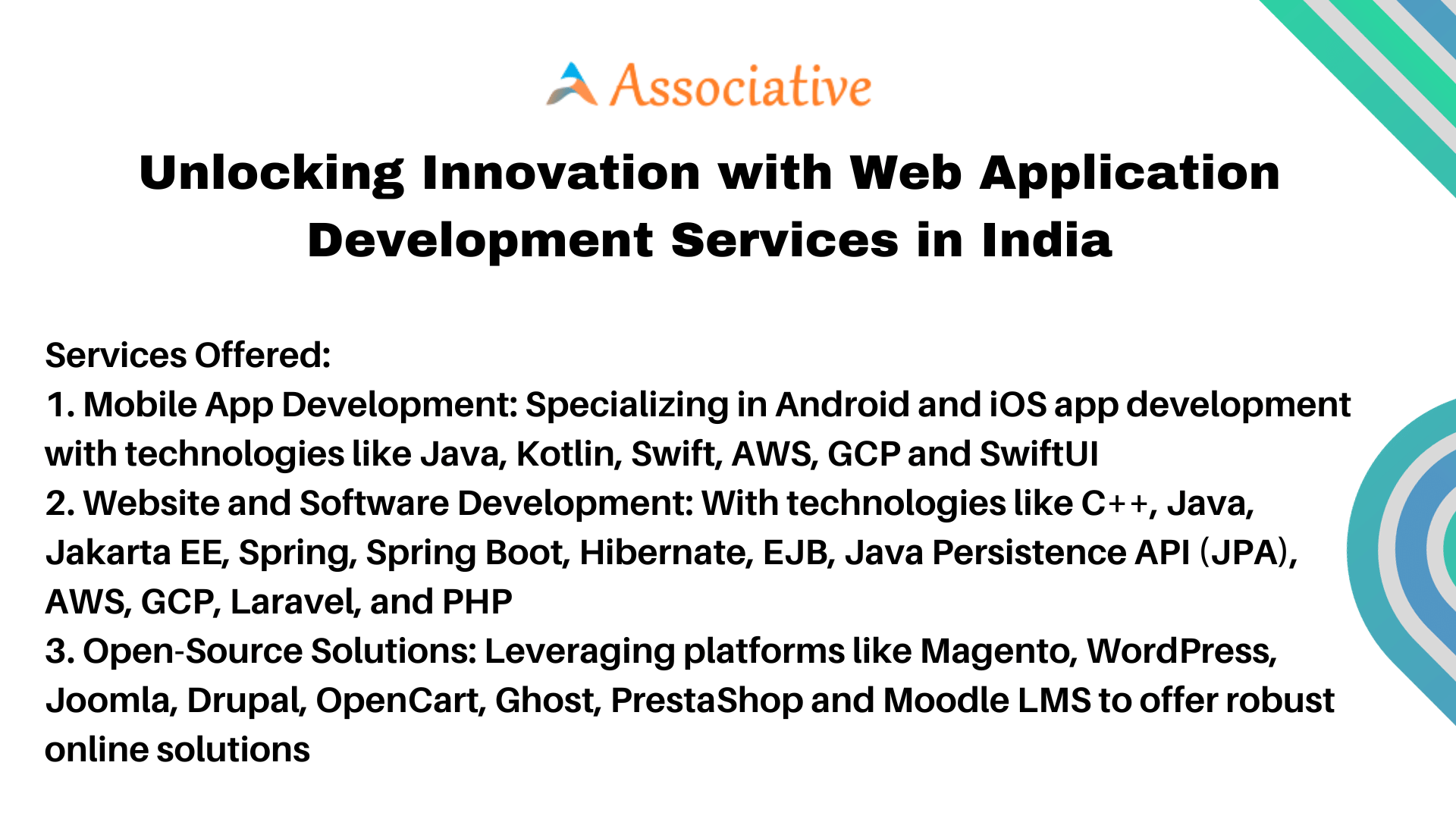 Unlocking Innovation with Web Application Development Services in India