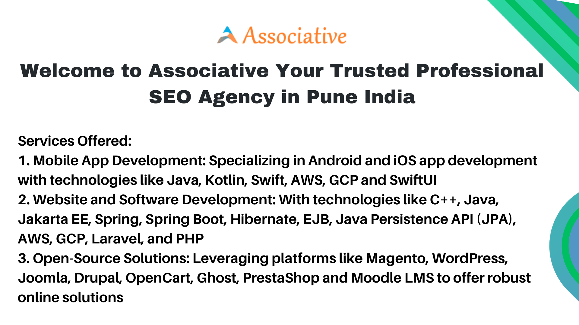 Welcome to Associative Your Trusted Professional SEO Agency in Pune India
