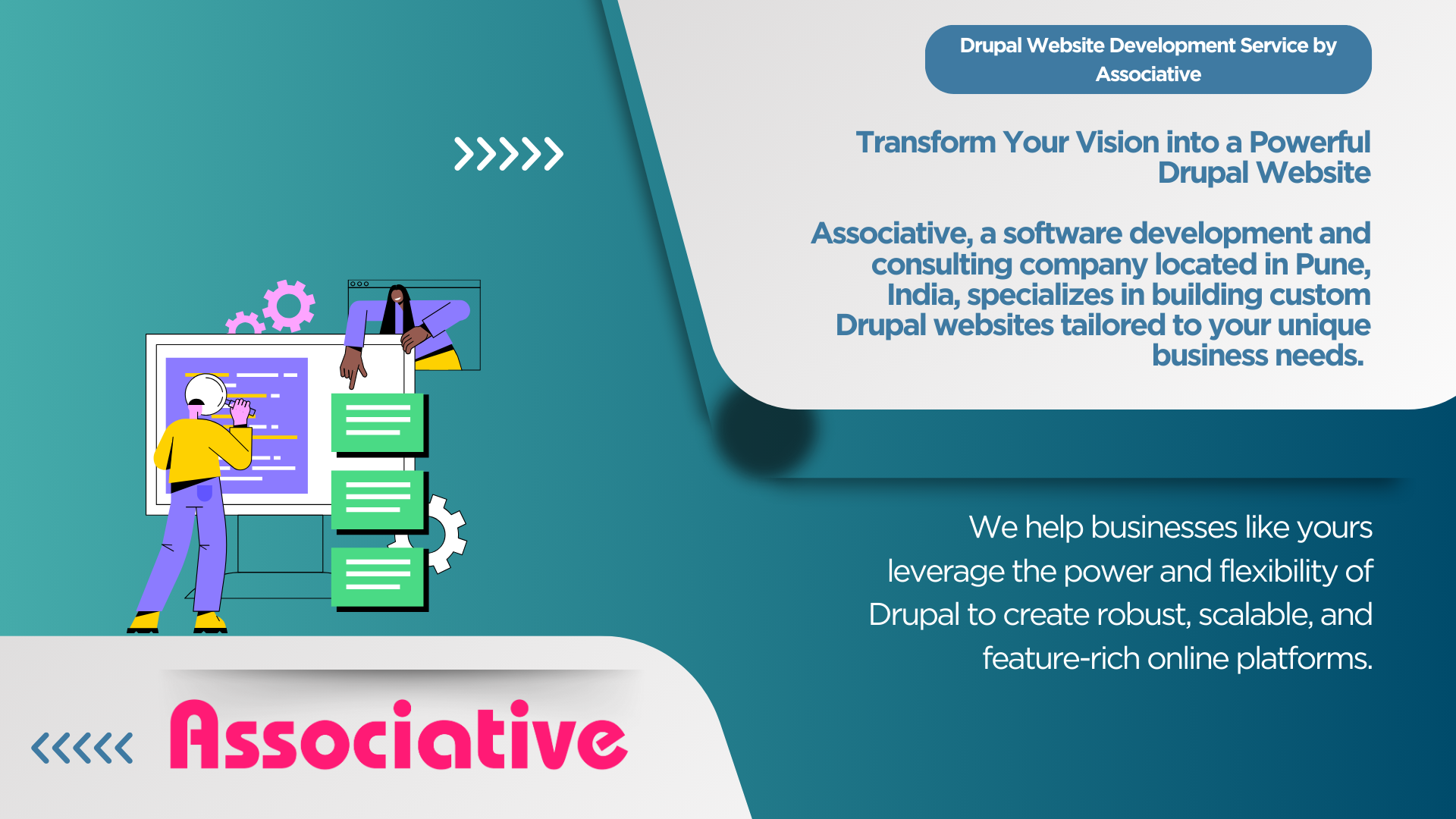 Drupal Website Development Service by Associative Transform Your Vision into a Powerful Drupal Website