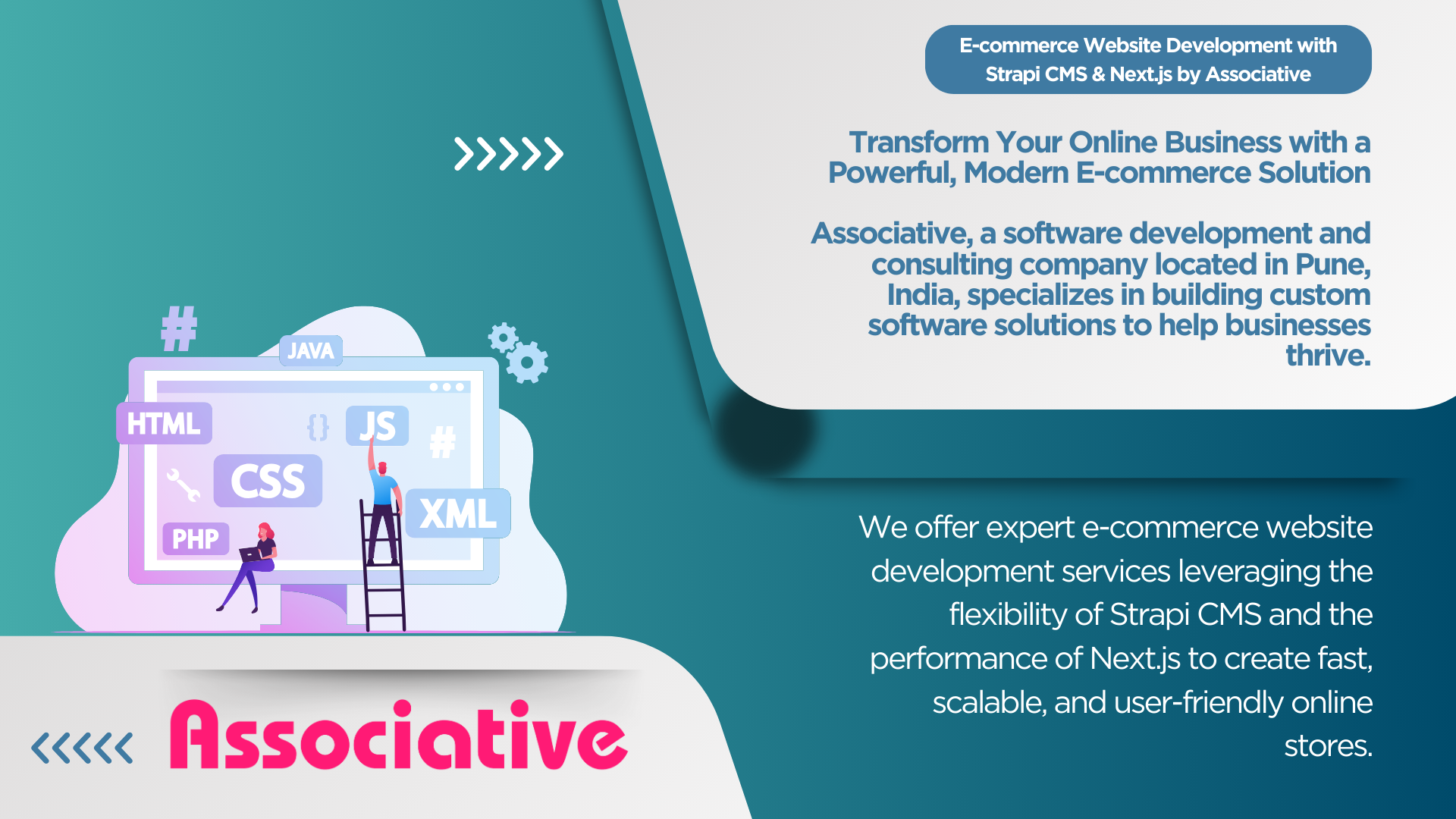 E-commerce Website Development with Strapi CMS & Next.js by Associative Transform Your Online Business with a Powerful, Modern E-commerce Solution