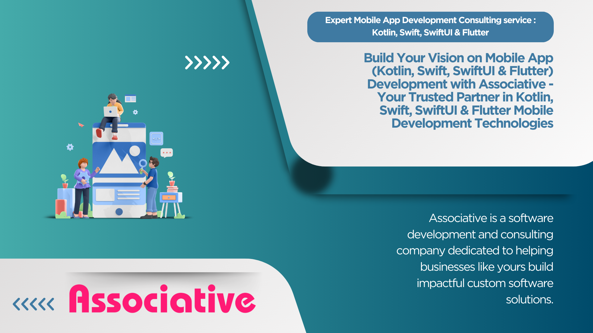 Expert Mobile App Development Consulting service : Kotlin, Swift, SwiftUI & Flutter