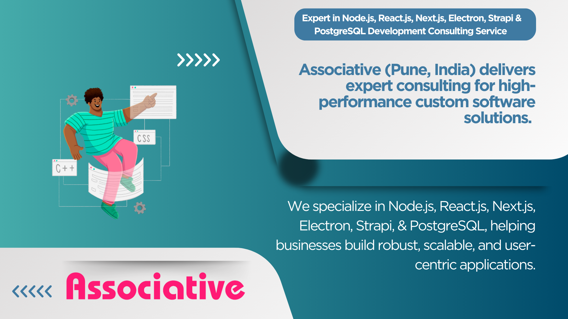 Expert in Node.js, React.js, Next.js, Electron, Strapi & PostgreSQL Development Consulting Service