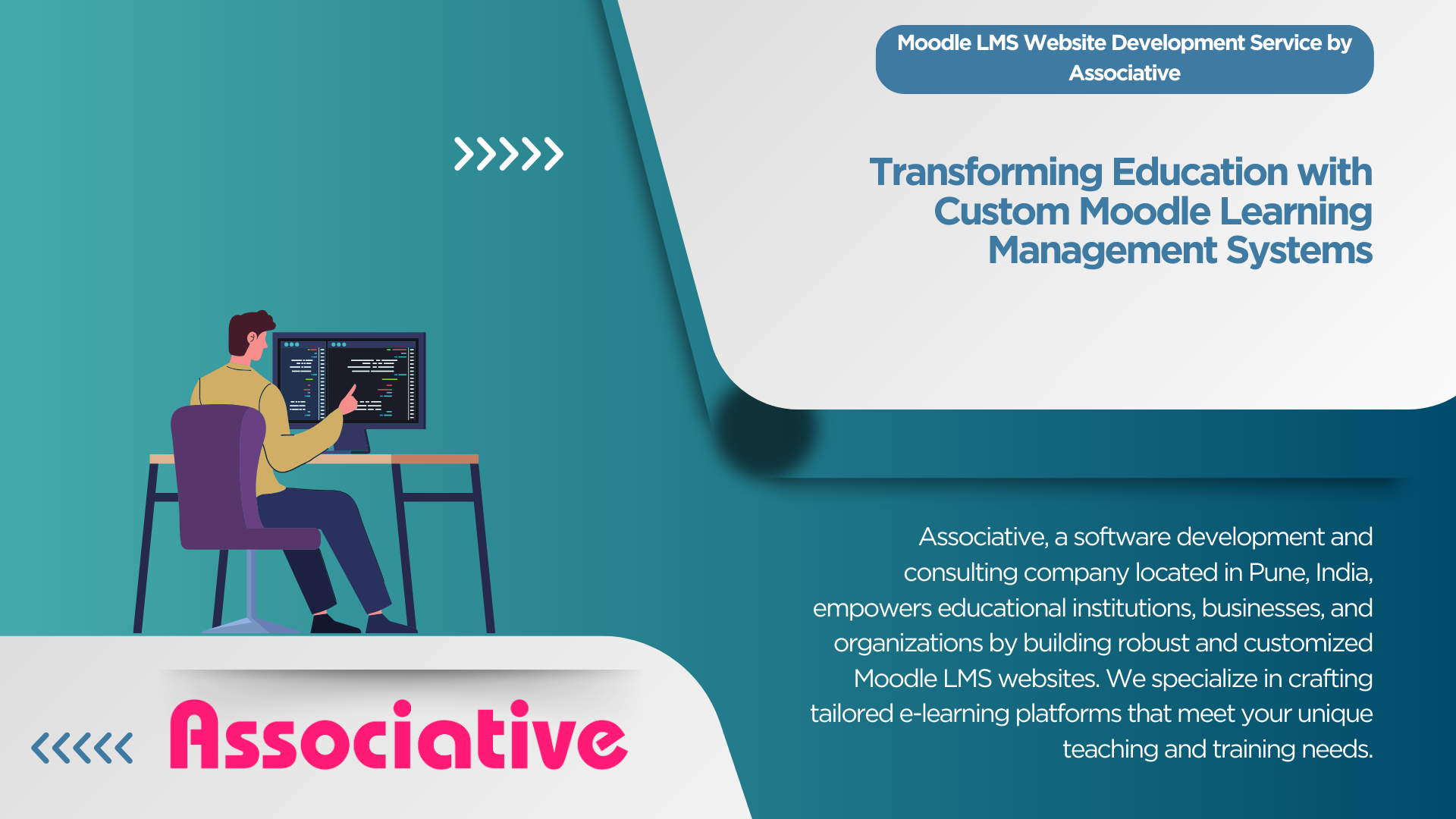 Moodle LMS Website Development Service by Associative Transforming Education with Custom Moodle Learning Management Systems