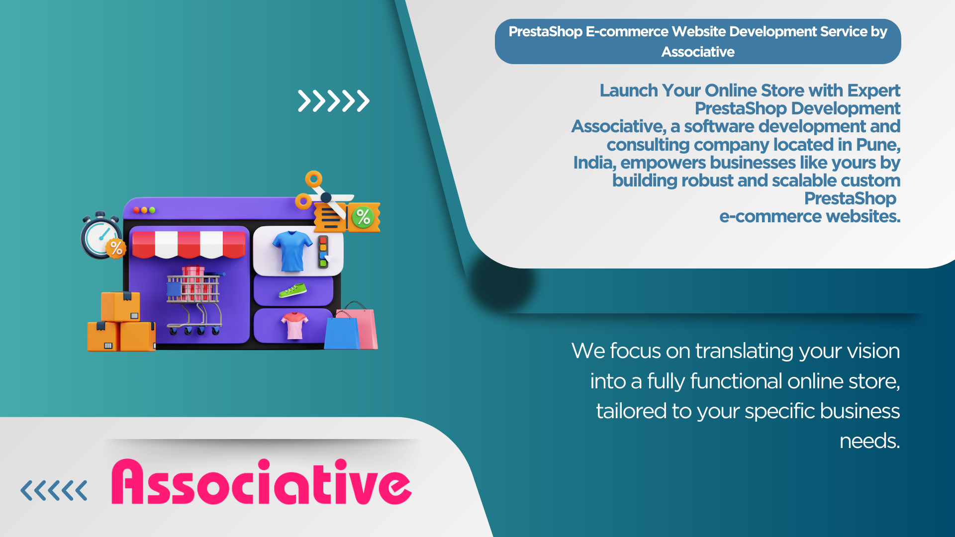 PrestaShop E-commerce Website Development Service by Associative Launch Your Online Store with Expert PrestaShop Development