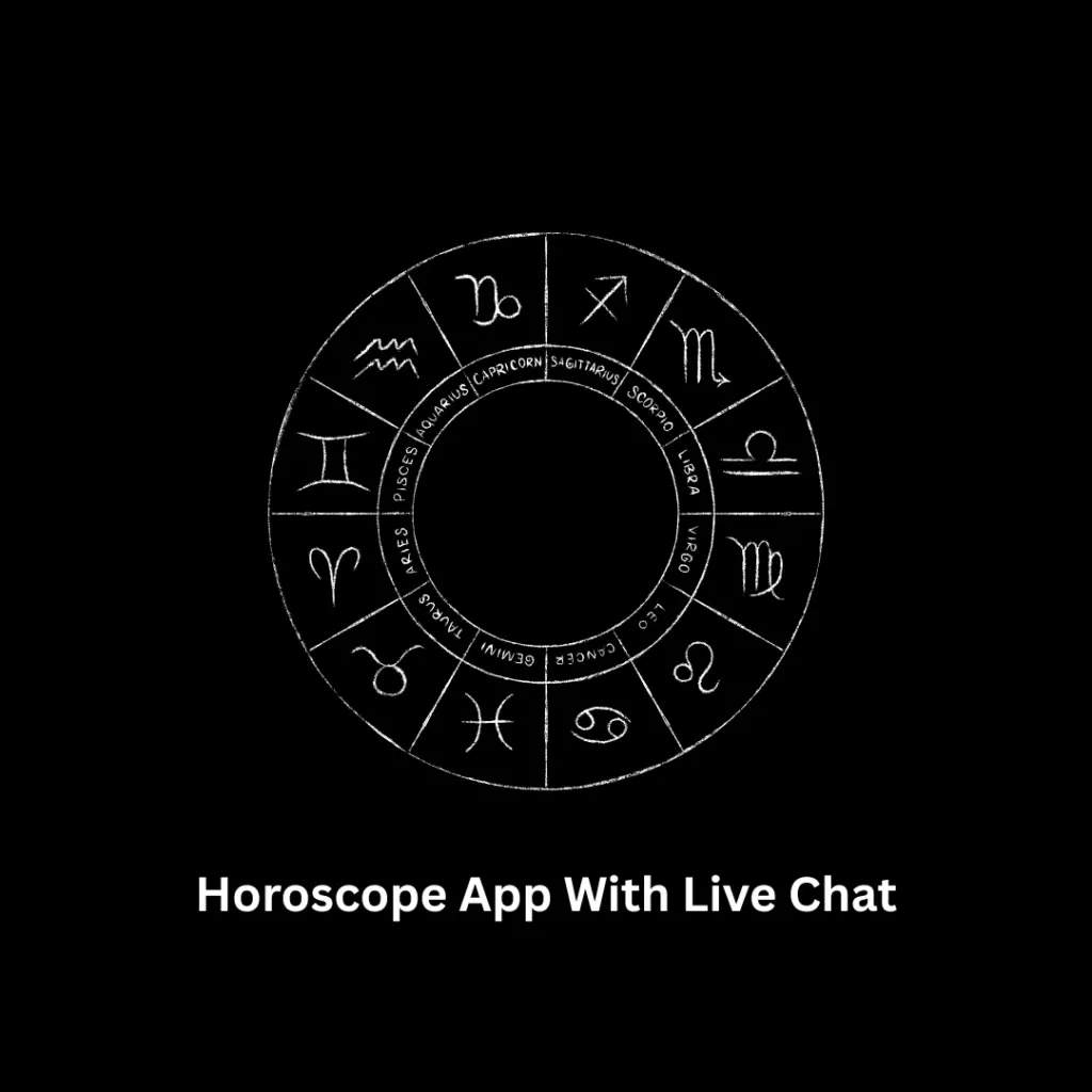 Custom Horoscope App with Live Chat Development