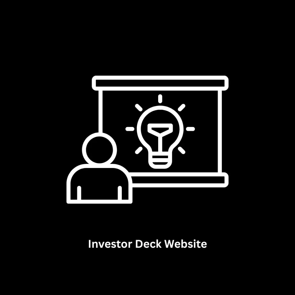 Investor Deck Website Development Services